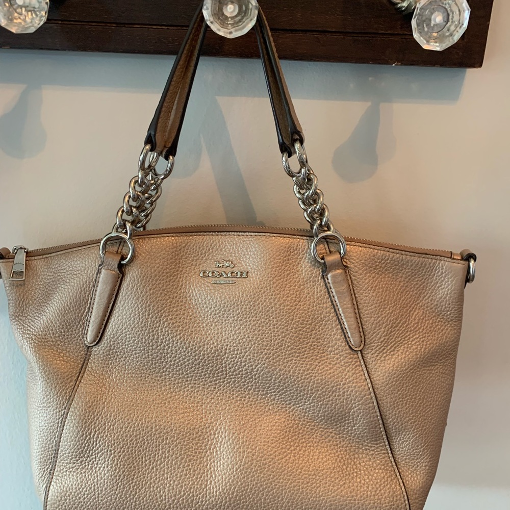 Gold Coach Satchel